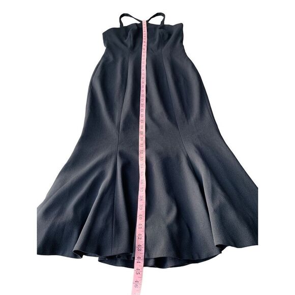 Dress the Population Tessa Crepe Mermaid Midi Dress In Black - Picture 13 of 14